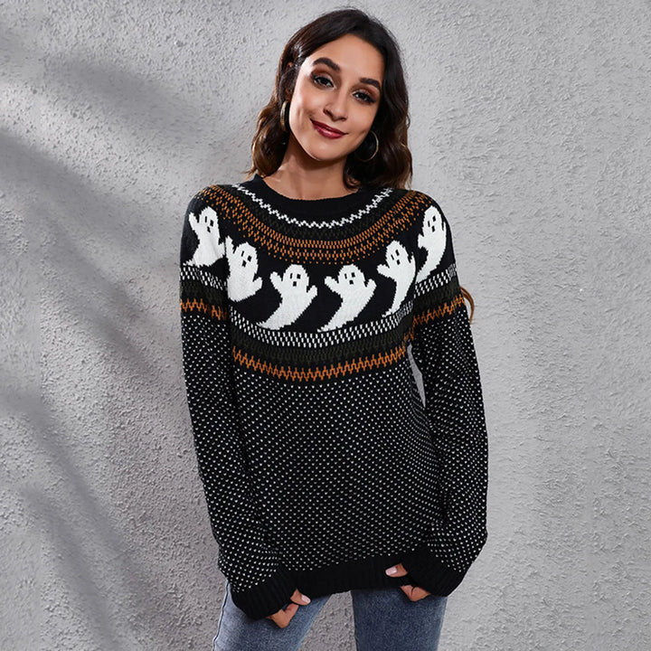 Drune | Halloween Geist Weinlese Damen Pullover
