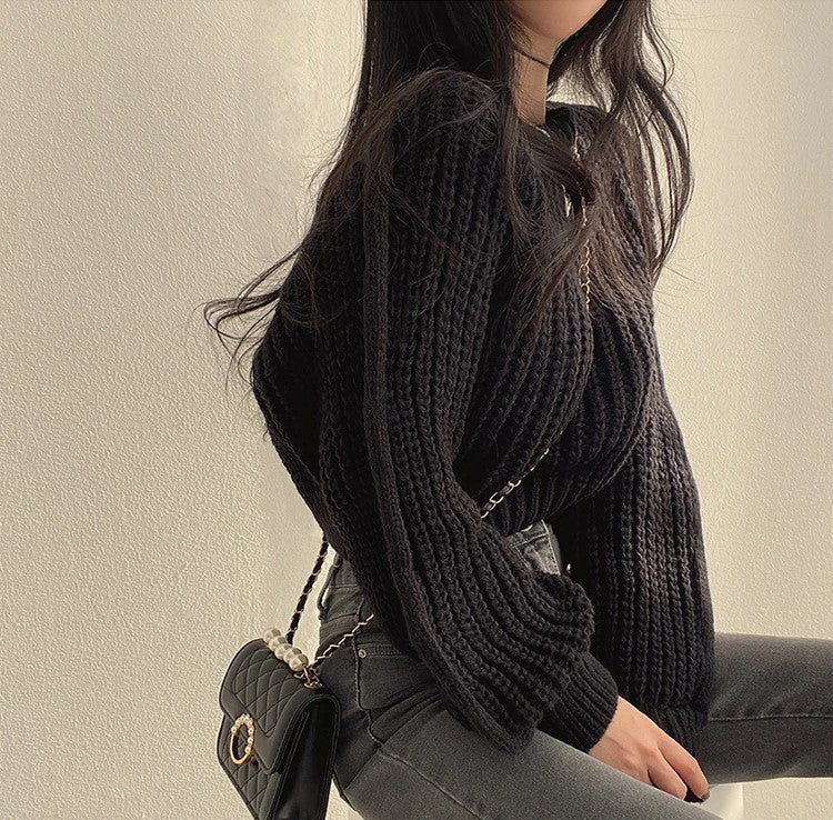 Drune | Gekürzter Pullover