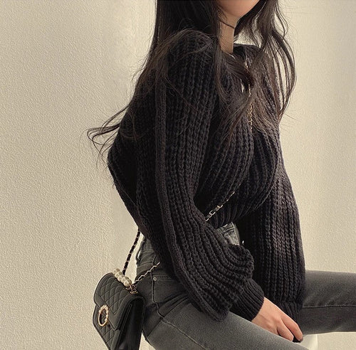 Drune | Gekürzter Pullover