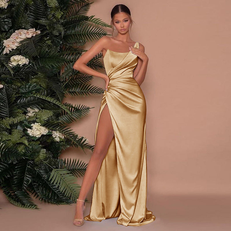 Drune | Elegante Satin Abendkleid
