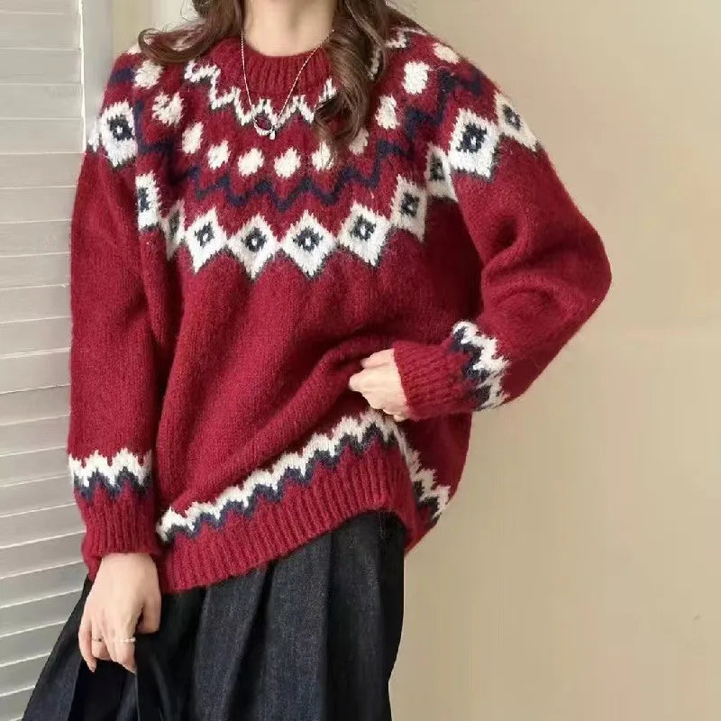 Drune | Frauen Nordische Strickjacke