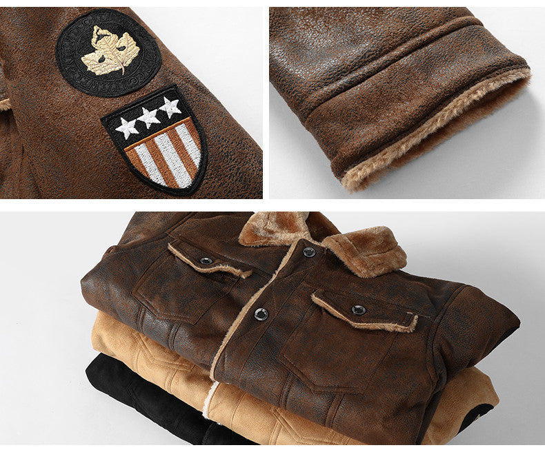 Drune | Herren Winter Hero Lederjacke