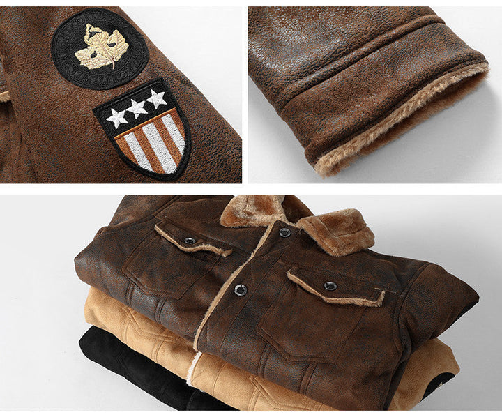 Drune | Herren Winter Hero Lederjacke
