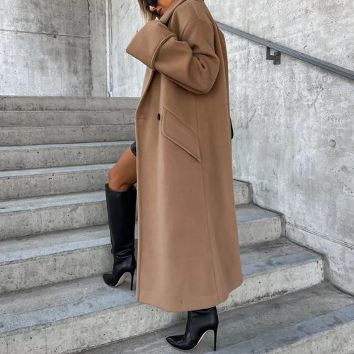 Drune | Eleganter Langer Trenchcoat