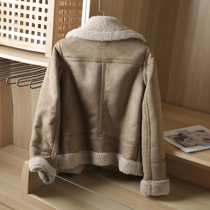 Drune - Dicke Warme Wildlederjacke