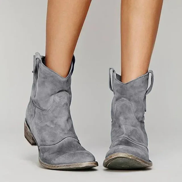 Drune | Cowboy Stiefelette Im Vintage Stil