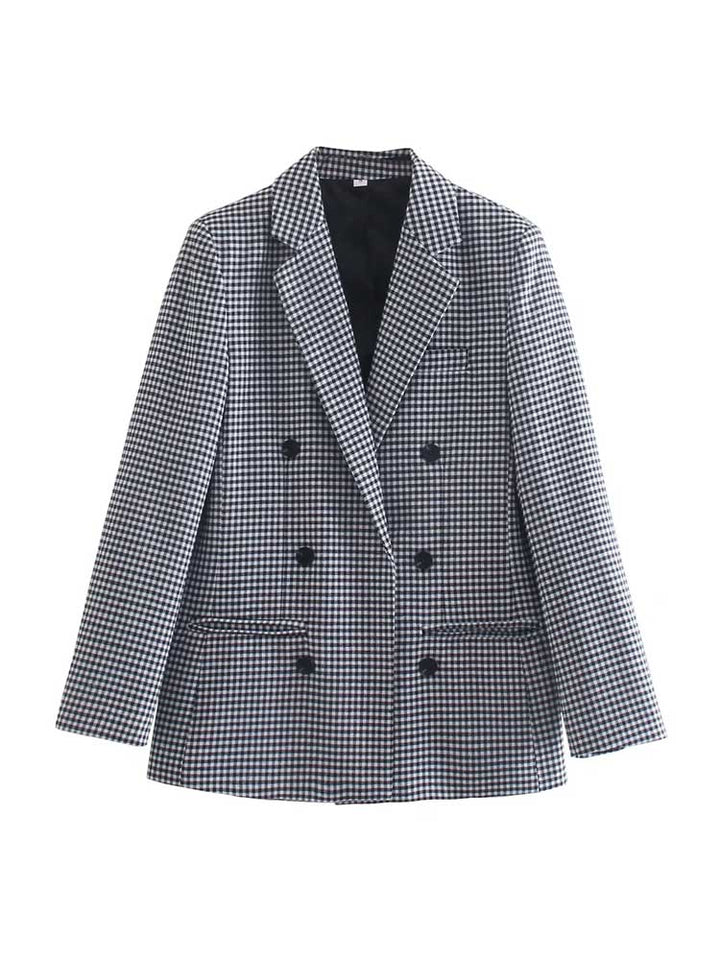 Drune | Vintage karierter Blazer