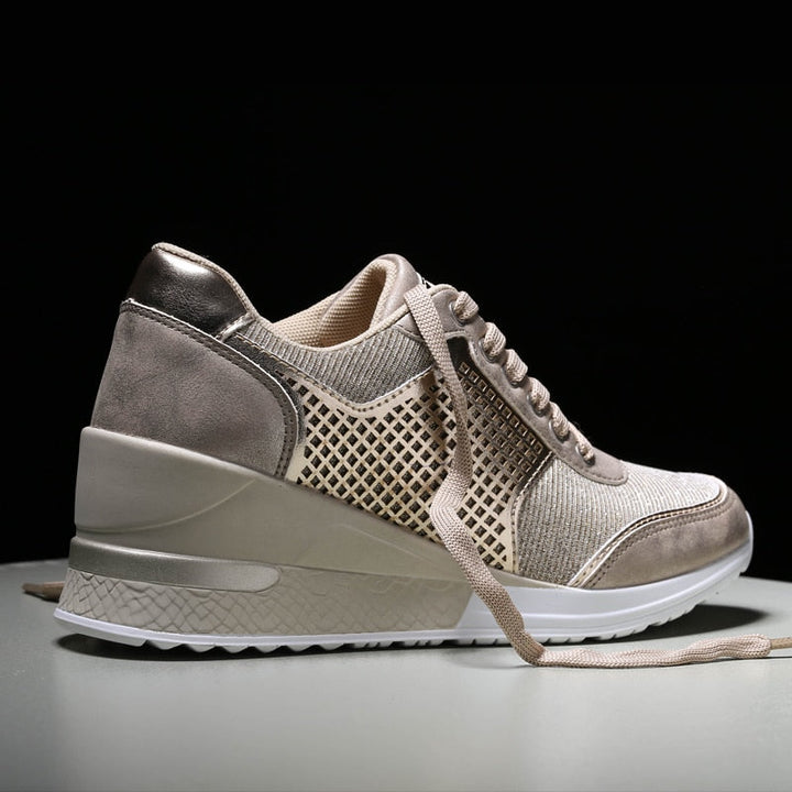 Damen Wedge-Heels mit Schnürverschluss Drune