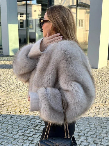 Drune | Eleganter Kunstpelzmantel für Damen – Luxuriöser Look für kalte Tage