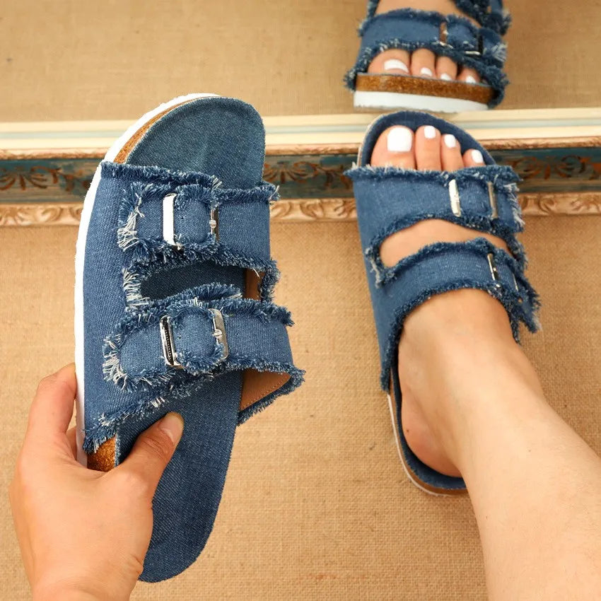 Drune | Denim Style Sandalen
