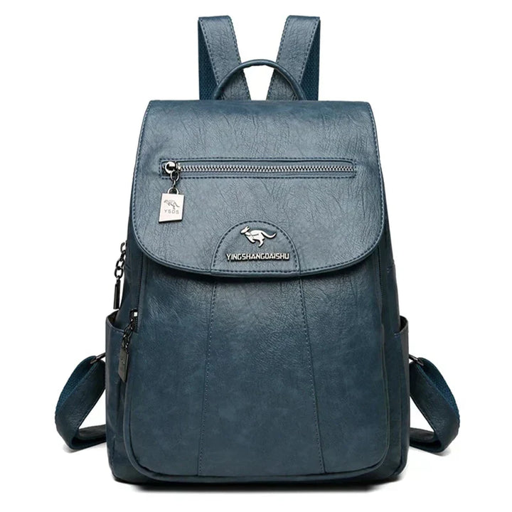 Drune | Großer Leder Rucksack mit Diebstahlschutz für Damen