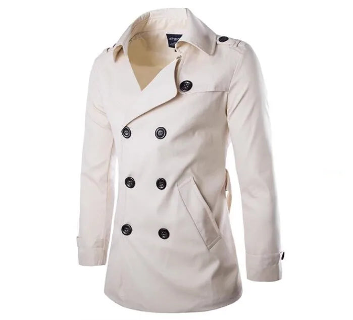 Drune | Männer Stylish Trenchcoat - Bequem & Warm