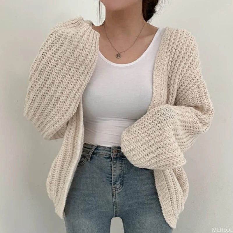 Drune | Übergröße Strickjacke aus grobem Strick