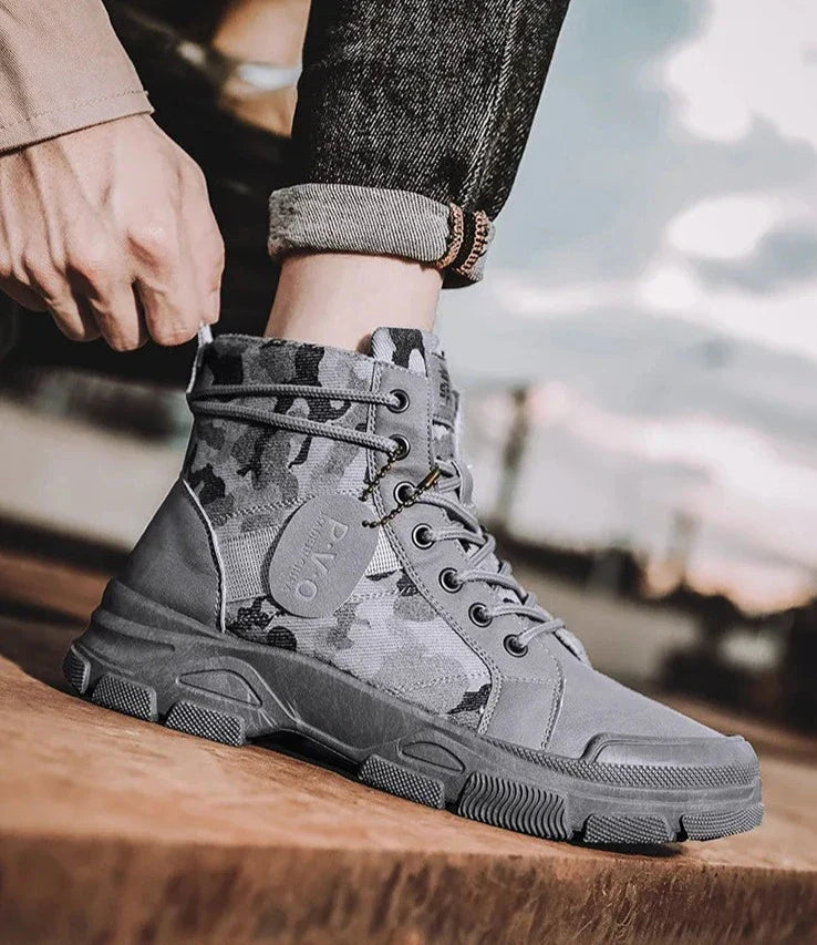 Drune | Outdoor Stiefel Mit Tarnmuster Für Herren