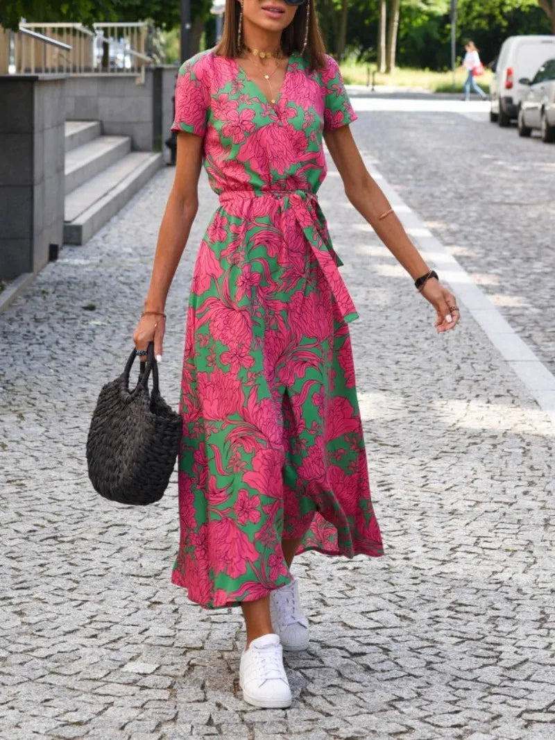 Drune | Blumen Wickelkleid