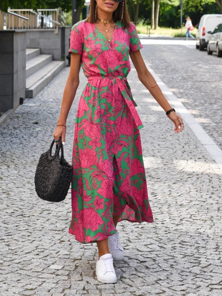 Drune | Blumen Wickelkleid