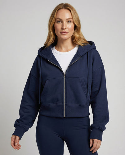 Oversize Sweatshirt Reißverschluss | Drune