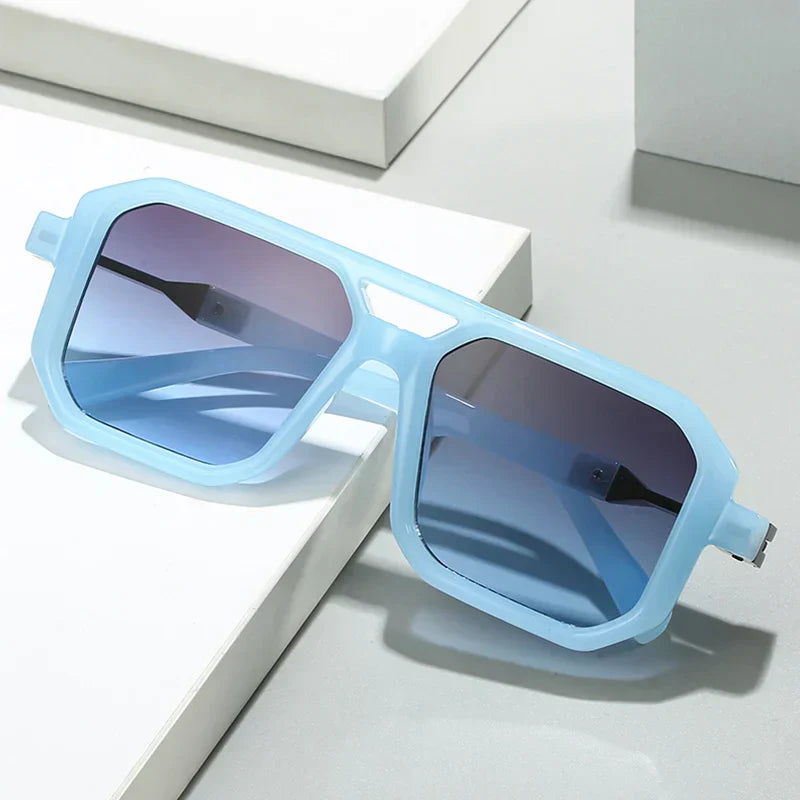 Drune | Geometrische Übergröße Sonnenbrille Modern & Einzigartig