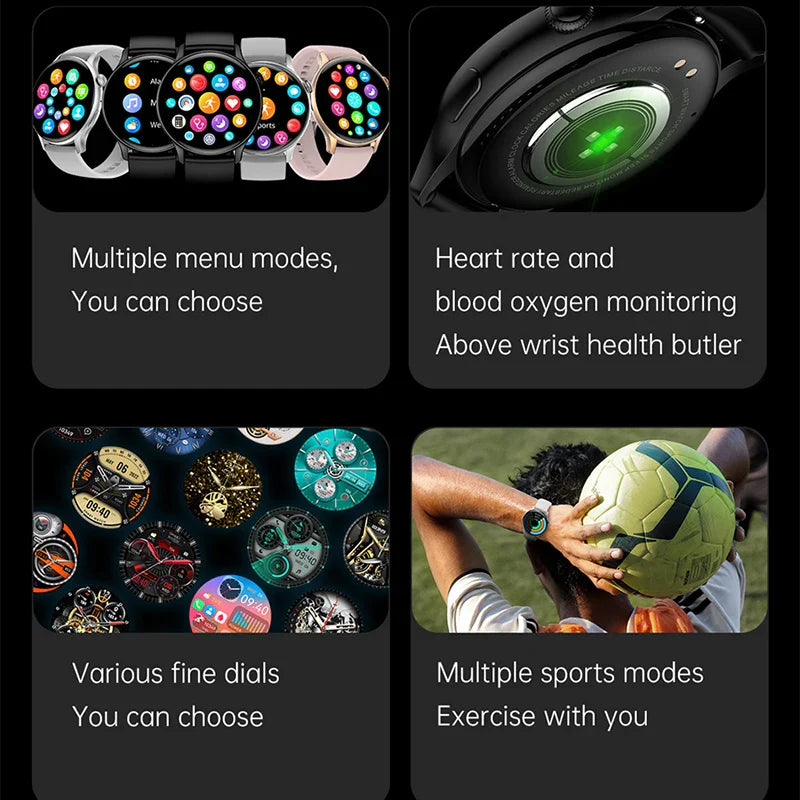 Drune | Luxuriöse Gps Smartwatch Für Frauen Hd Bildschirm