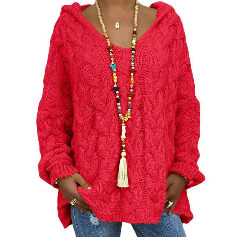 Drune | Stilvoller V-Ausschnitt Kapuzenpullover für Einen Lässigen Look