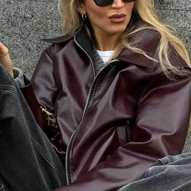 Drune | Modische Jacke mit langen Ärmeln und Reißverschluss