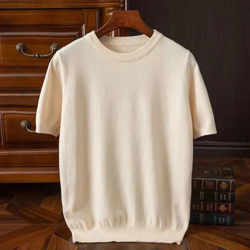 Drune | Kaschmir Kurzarm T-Shirt