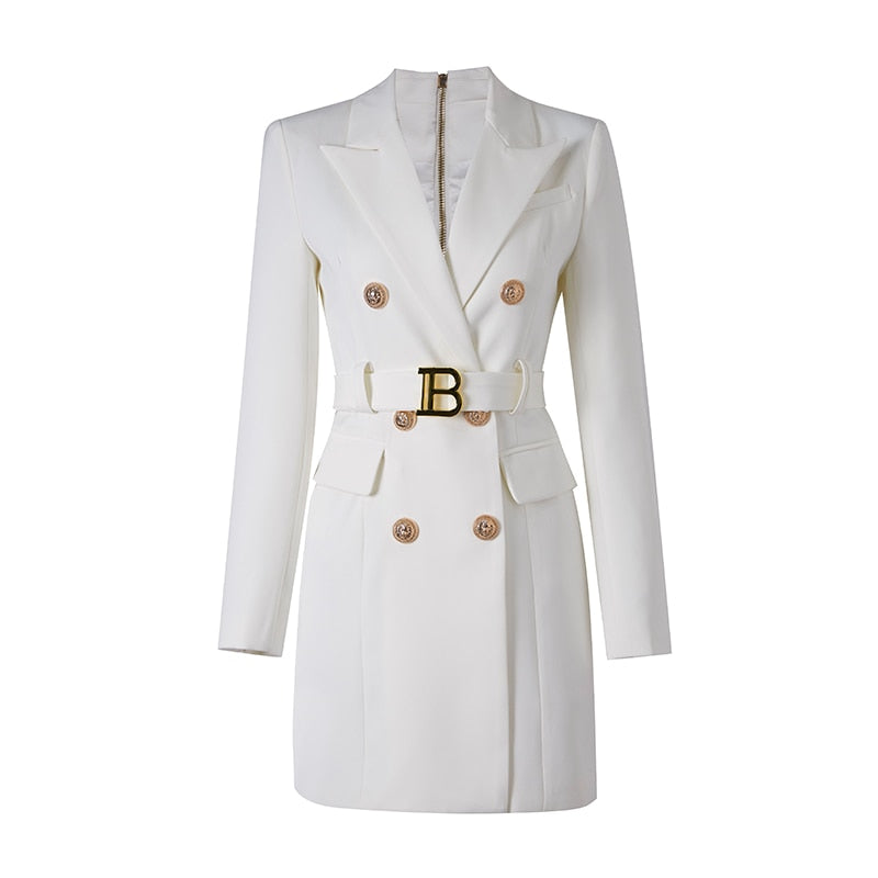 Drune | Lange Jacke Frauen - Zeitlose Eleganz & Schmeichelhafte Passform