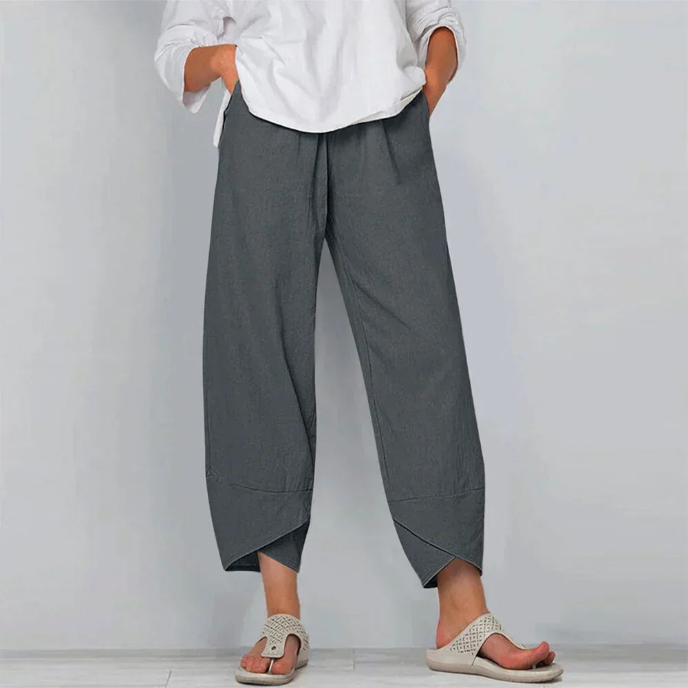 Drune | Baumwoll-Leinen-Hosen für Damen