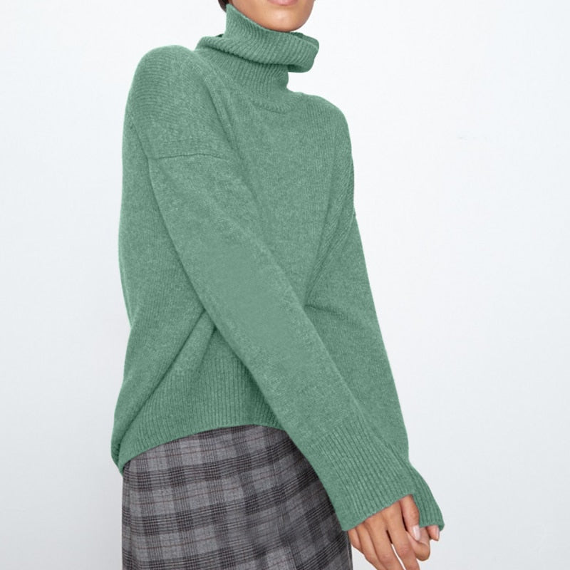 Drune | Stilvolle Herbst Klassische Rollkragenpullover für Frauen