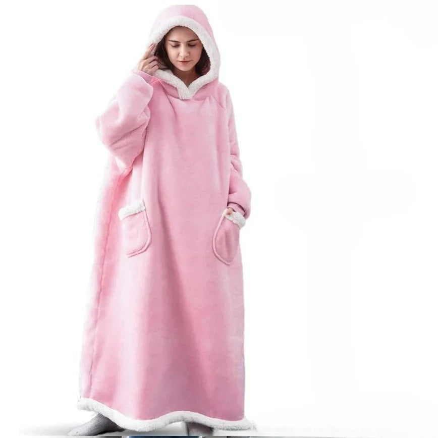 Drune | Oversize Hoodie-Decke mit Kapuze - Weicher Fleece Pullover für Damen & Herren, Perfekt für Zuhause & Winter
