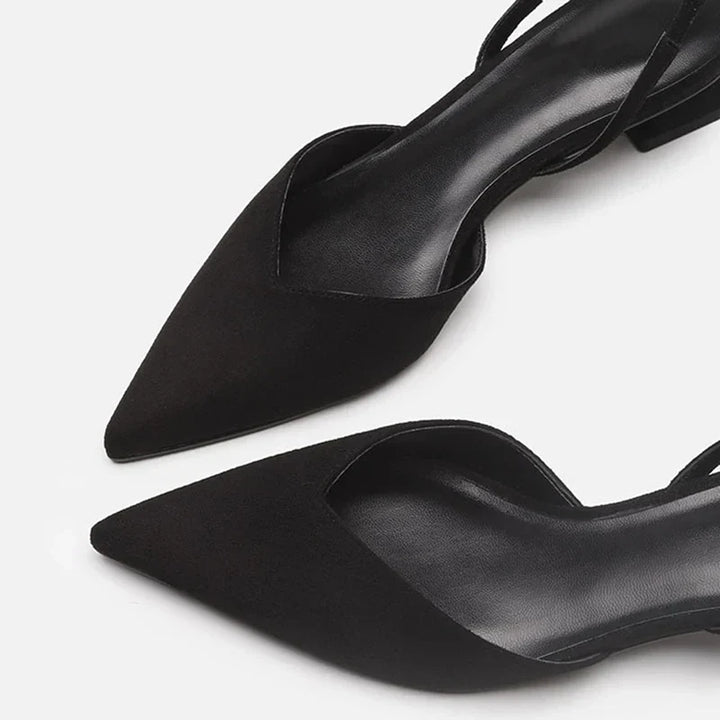 Drune | Spitz Zulaufende Absätze Slingback Stil