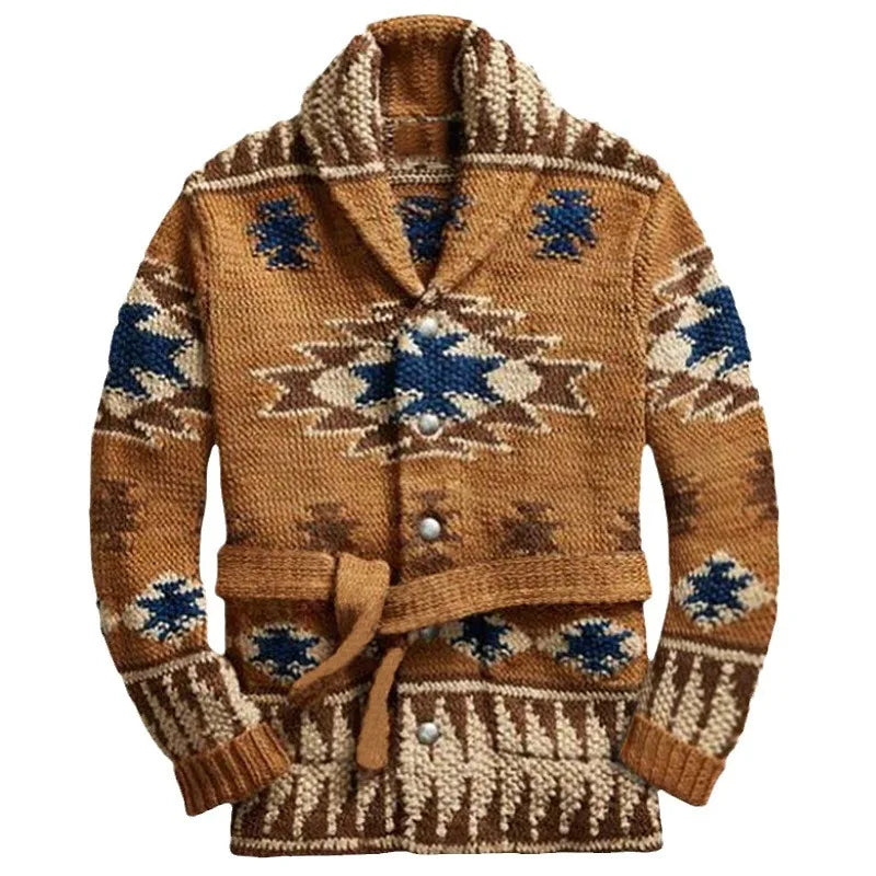 Drune | Warme dicke Strickjacke für Männer