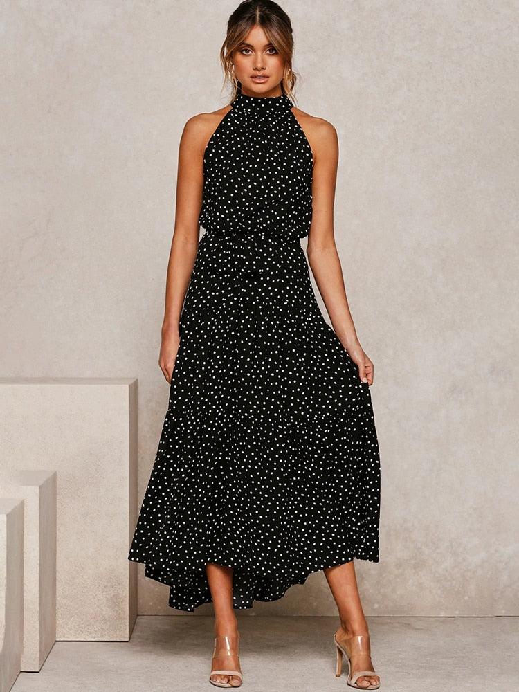 Drune | Polka Neckholder Kleid