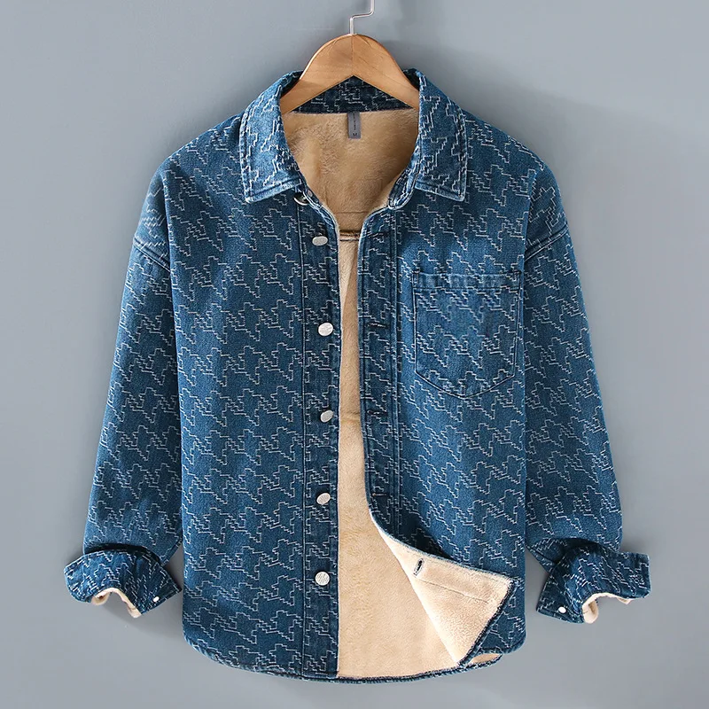Drune | Herren Freizeitjacke - Gemustertes Design