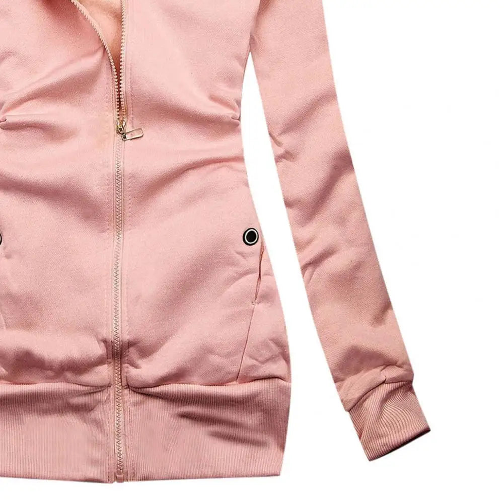 Drune | übergroßer Zip Hoodie mit Fleece, Kapuze und Reißverschluss für Damen - Ideal für Alltag