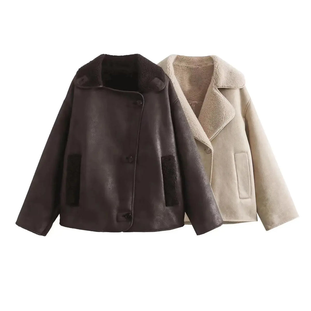 Drune | Fleece Jacke für Damen - Warme