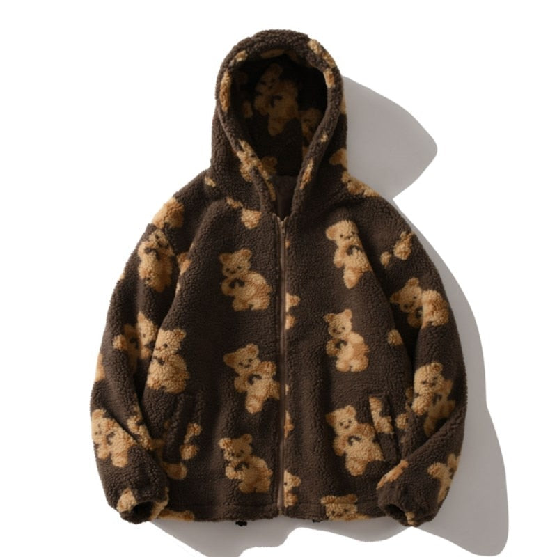 Drune | Damenjacke mit Bärenmuster