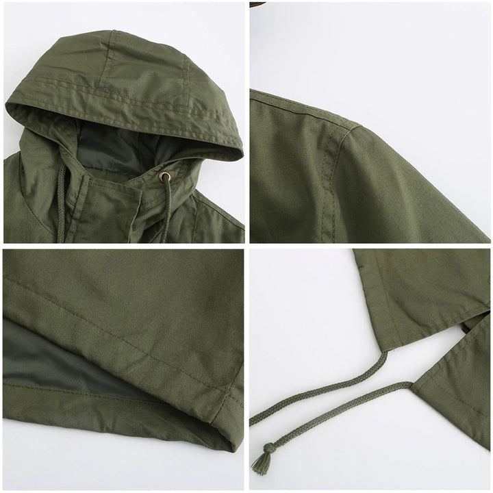 Drune Elegante Wasserdichte Outdoor Regenjacke Für Damen | Perfekt Für Outdoor-Aktivitäten