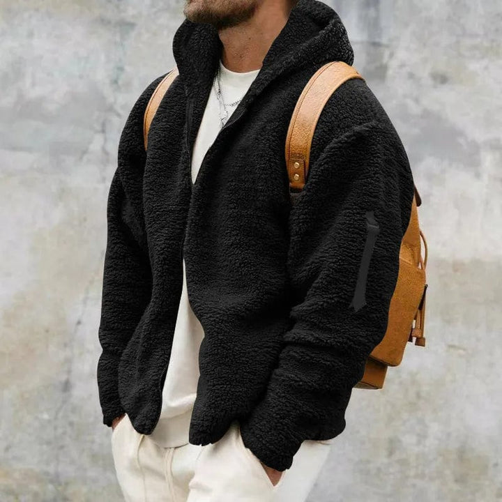 Drune | Veste Sherpa aus Velours