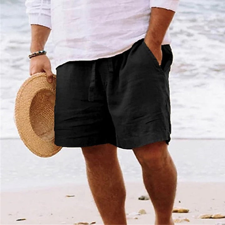 Drune | Leinen Luxus Shorts für Männer