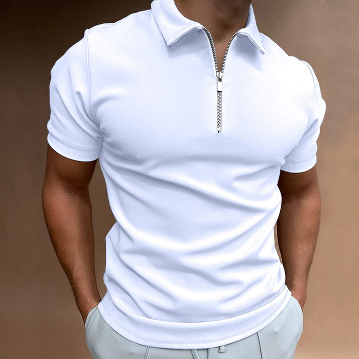 Drune | Zip-Up Polo-Shirt