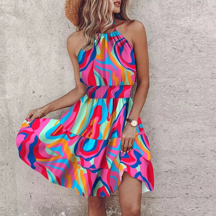 Drune | Stylisches Sommer Boho Halter Kleid