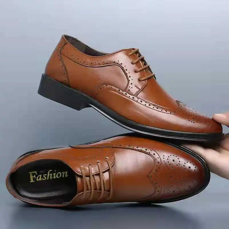 Drune | Bequeme Oxford Herren Business Anzug Schuhe
