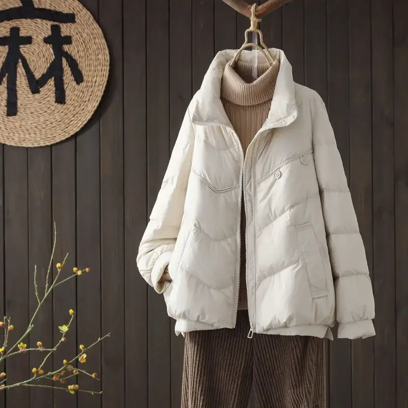 Drune - Damen Steppjacke mit Stehkragen
