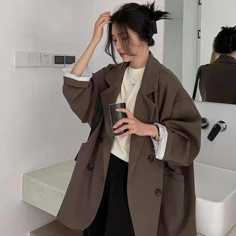 Drune Eleganz: Vielfarbige Oversize-Blazer für Stil und Komfort