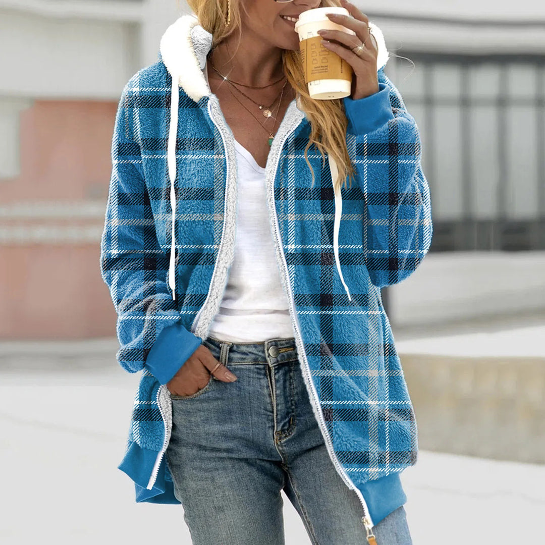 Drune | Chic rote Damenjacke mit weicher und eleganter Futter