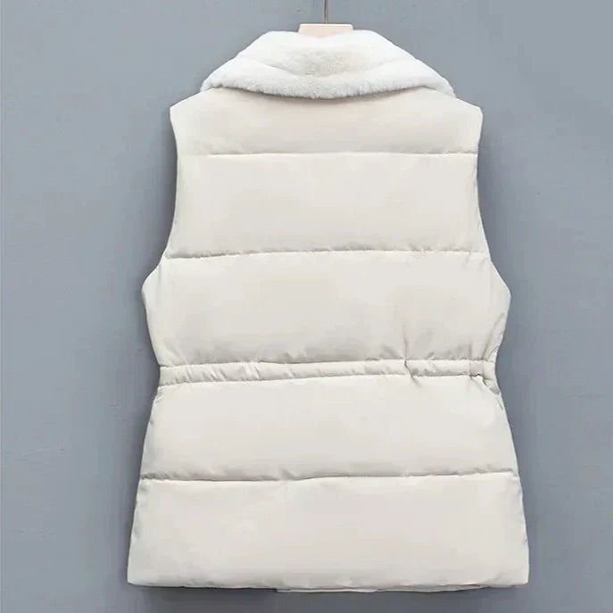 Drune | Elegante Kunstfellweste für Herbst und Winter