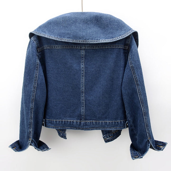 Drune | Koreanische Kurze Denim Jacken für Frauen