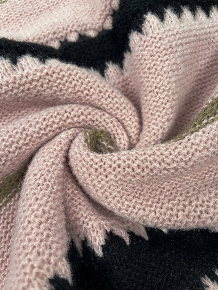 Drune | trendiger gestreifter Winterpullover