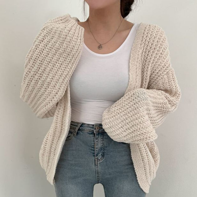 Drune | Oversized-Strickweste Aus Dickem Garn für Frauen